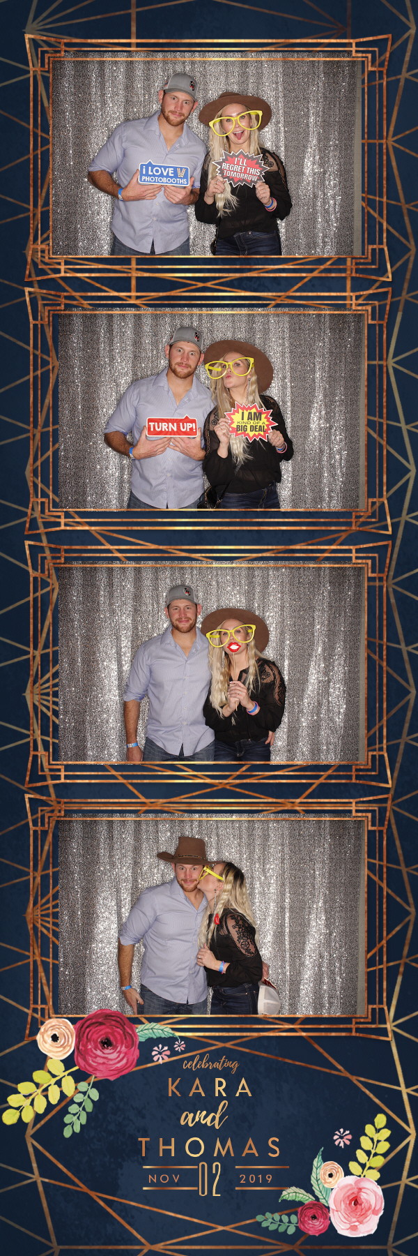 Kara and Thomas Wedding | View more photos from the event at gallery.photoboothbillings.com/u/PhotoBoothBillings/Kara-and-Thomas-Wedding